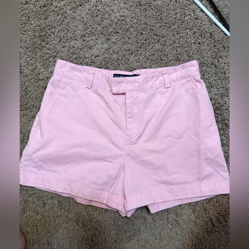 Ralph Lauren Light Pink High Waist Women's Shorts